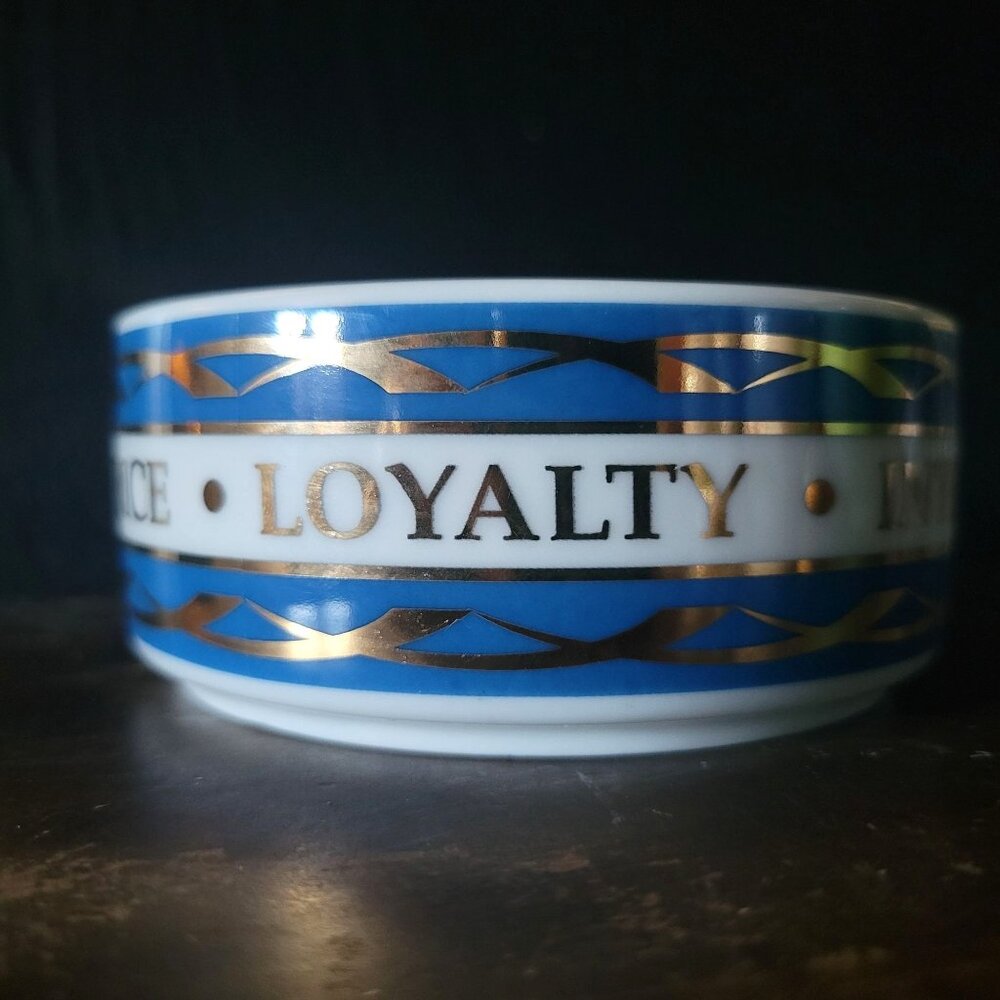 Tiffany and Co. Trinket Box No Lid Excellence Service Loyalty FCCI